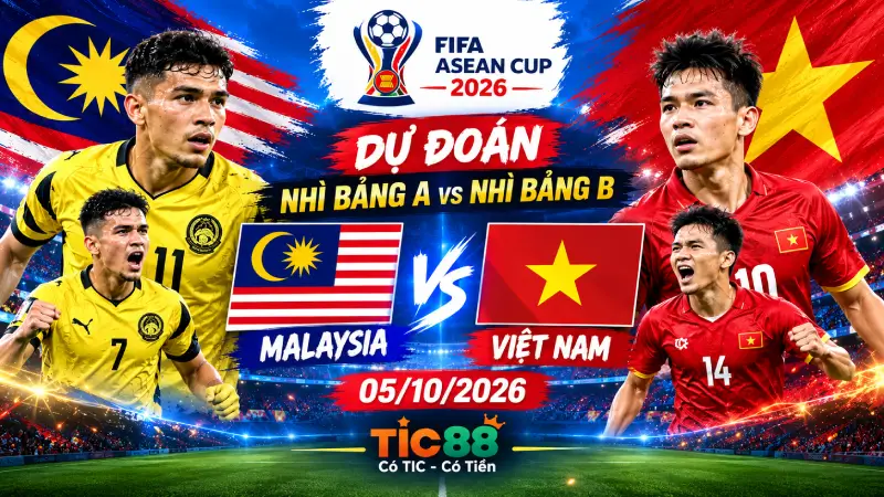 dự đoán Nhì bảng A vs Nhì bảng B